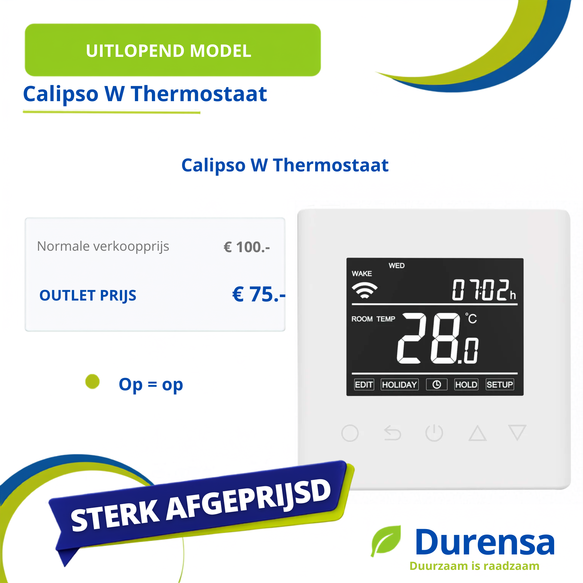 Calypso-W thermostaat