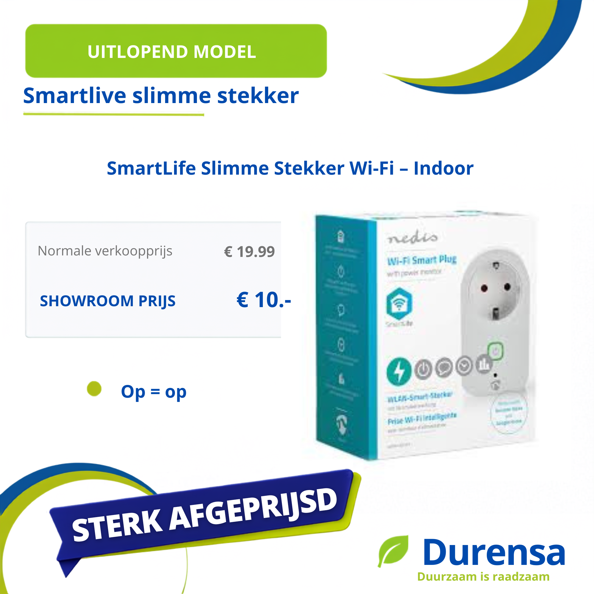 SmartLife Slimme Stekker Wi-Fi - Indoor