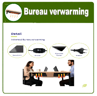 Bureau verwarming